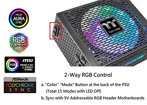 Thermaltake Toughpower PF1 ARGB 850W Modular PS-TPD-0850F3FAPU-1 - Image 2