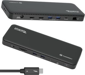 Plugable Thunderbolt 4 Dock With 100W Charging