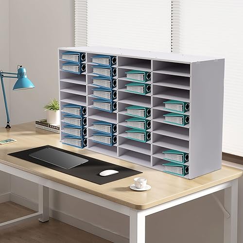 Tiardocge 36-Slots Desktop File Organizer Box - Image 4