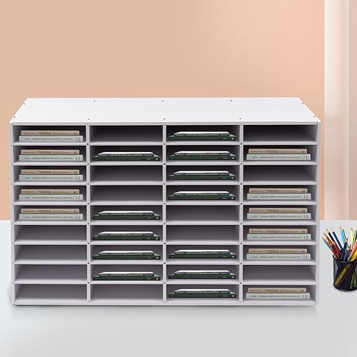 Tiardocge 36-Slots Desktop File Organizer Box - Image 5