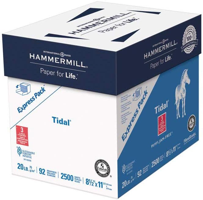 Hammermill Tidal 20 Lb Printer Paper, 163130