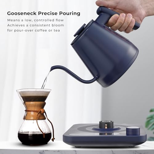 Tisanio Gooseneck Electric Kettle, Variable Temp Control - Image 3