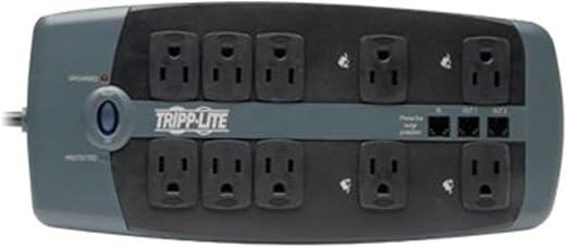 Tripp Lite TLP1008TEL 10-Outlet Surge Protector