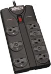 Tripp Lite TLP808B 8 Outlet Surge Protector, Black