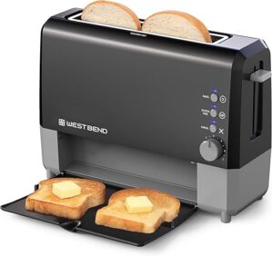 West Bend Toaster 2 Slice QuikServe Wide Slot