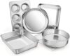 E-far Toaster Oven 6-Piece Bakeware Set
