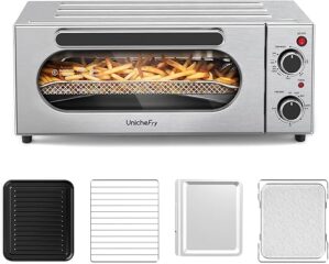 Unichefry Toaster Oven Air Fryer Combo, 1800W