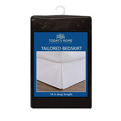 TODAY'S HOME Classic Tailored Microfiber Bed Skirt, King - Image 5