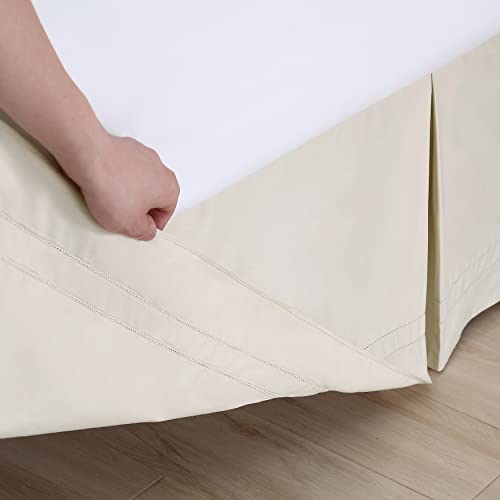 Tommy Bahama Bedskirt Tailored Solid Cotton Bedding, Queen - Image 4