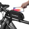 ROCKBROS Top Tube Bike Bag Compatible With iPhone