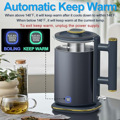 TopWit 1.5L Electric Kettle With Infuser - Image 3