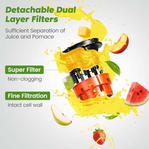topzee Cold Press Juicer With Large Chute - Image 5