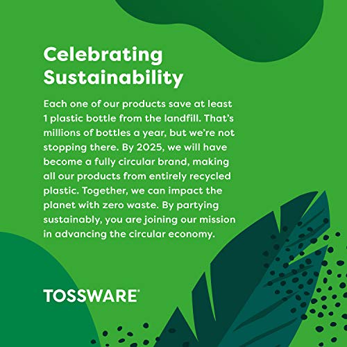 TOSSWARE 12oz Premium Recyclable Plastic Cocktail Glasses - Image 5