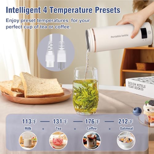 Touxila Portable Mini Travel Electric Kettle - Image 3