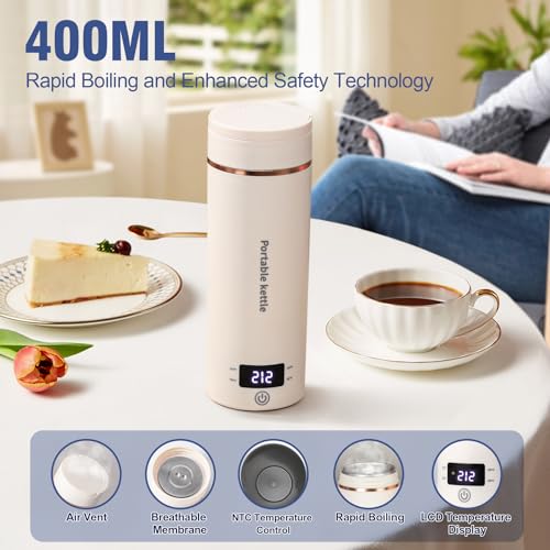 Touxila Portable Mini Travel Electric Kettle - Image 2