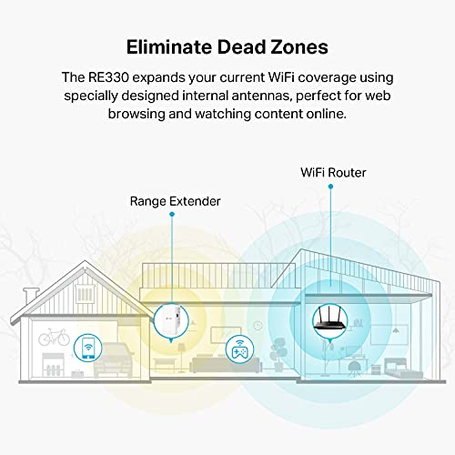 TP-Link AC1200 WiFi Range Extender, Dual Band - Image 2