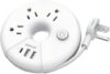 NTONPOWER Travel Power Strip 3 Outlets 3 USB