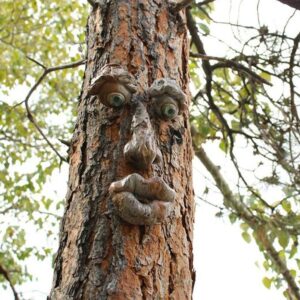 INNOLITES Tree Face Outdoor Statues Decoration