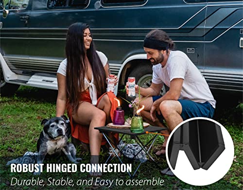 TREKOLOGY Small Folding Portable Camping Table - Image 4