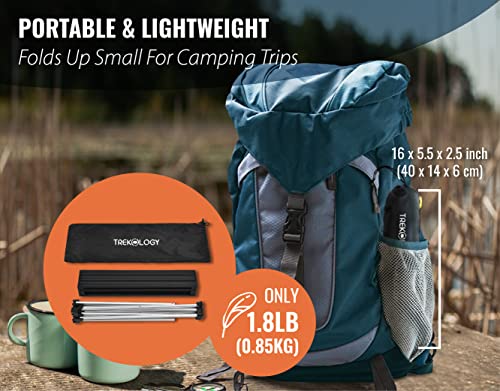 TREKOLOGY Small Folding Portable Camping Table - Image 5