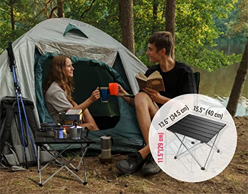 TREKOLOGY Small Folding Portable Camping Table - Image 2
