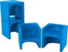 ECR4Kids Tri-Me 3-in-1 Cube Chair, Blue