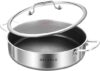 DELARLO Tri-Ply Stainless Steel Saute Pan, 12 Inch