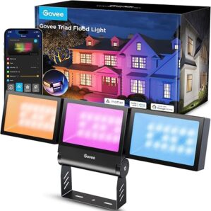 Govee Triad Outdoor RGBIC Multicolor Flood Lights