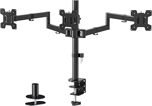 WALI Triple Monitor Desk Mount M003S