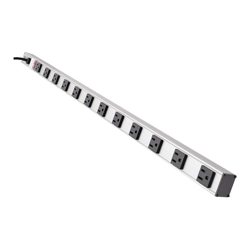 Tripp Lite 12 Outlet Bench Power Strip, PS3612 - Image 2