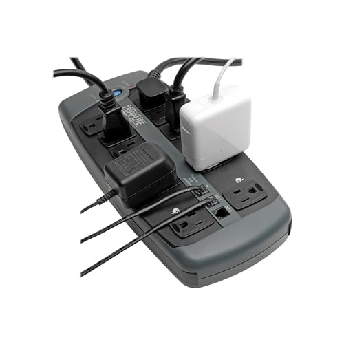 Tripp Lite TLP1008TEL 10-Outlet Surge Protector - Image 4
