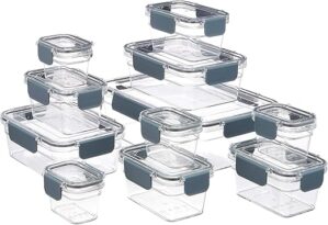 Amazon Basics Tritan Plastic Food Storage Container Set