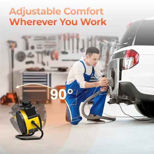 TRUSTECH Greenhouse Heater With Thermostat, 1500W - Image 5