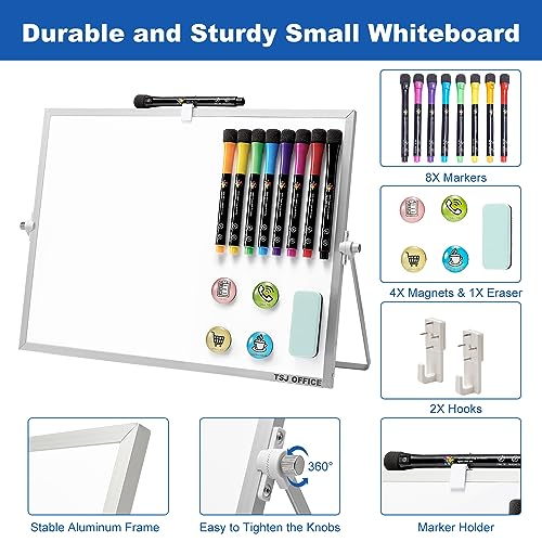 TSJ OFFICE Portable Magnetic Whiteboard - 12 x 16 Inches - Image 3