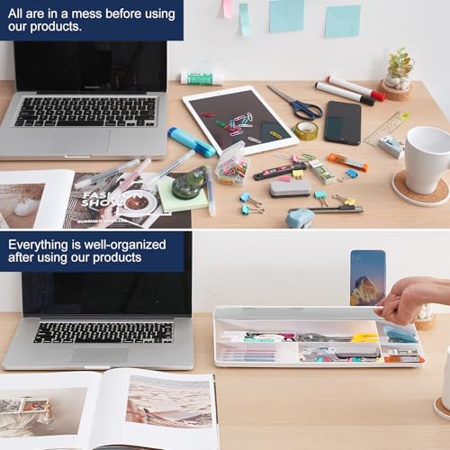 TSJ OFFICE Small Glass Desktop Whiteboard Surface Pad - Image 3
