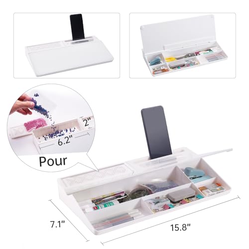 TSJ OFFICE Small Glass Desktop Whiteboard Surface Pad - Image 4