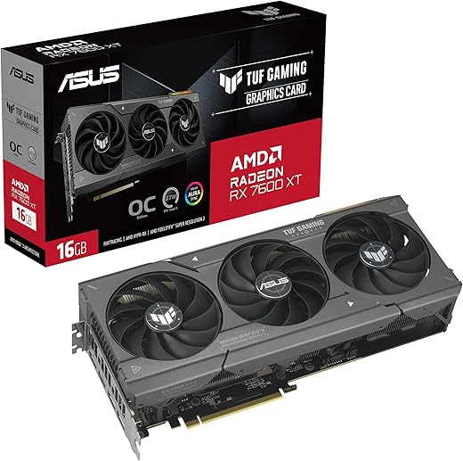 ASUS TUF Gaming Radeon RX 7600 XT OC Graphics Card