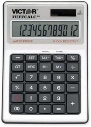 Victor Tuffcalc Calculator – 12 Characters – VCT99901