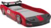 Delta Children Turbo Race Car Twin Bed, Red