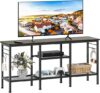 Furologee TV Stand With Open Storage Shelves
