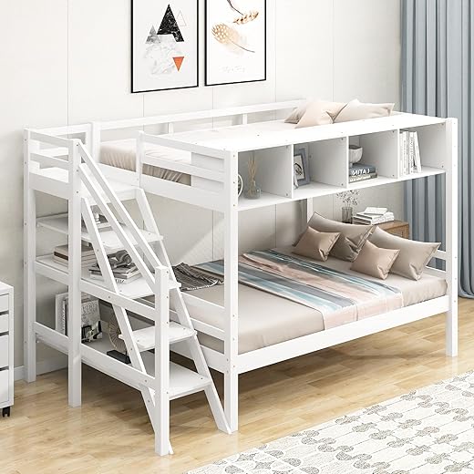 UYYYYYYIIIIIIIIIII Twin Over Full Bunk Bed With Storage