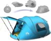 Night Cat Two-Person Easy Setup Camping Tent