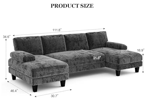Txtin's U Shaped 111 Inch Modular Sofa - Image 2