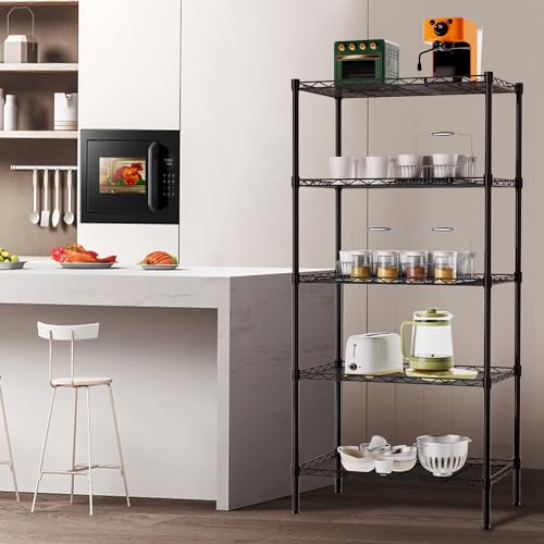 Txxplv 5-Tier Adjustable Metal Storage Shelves - Image 2