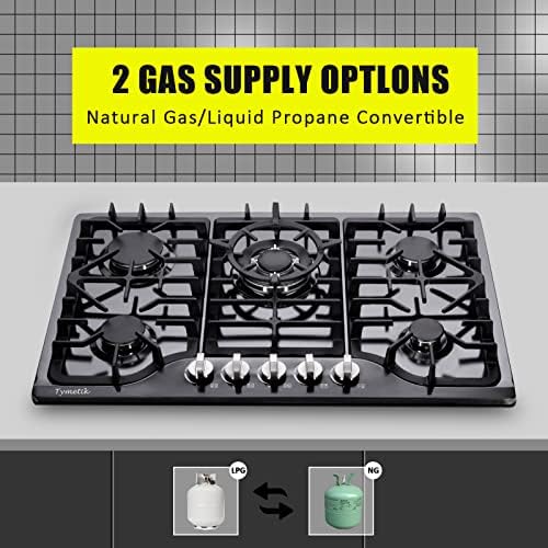 Tymetik 30 Inch Built-In Gas Cooktop - Image 4