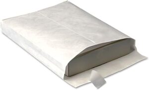 Quality Park Tyvek Open-End Envelope, 10x13x1.5, White