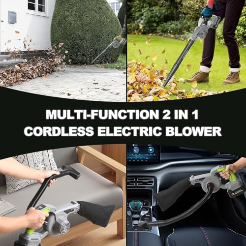 UCCOSSO Cordless Leaf Blower with Battery - Image 3