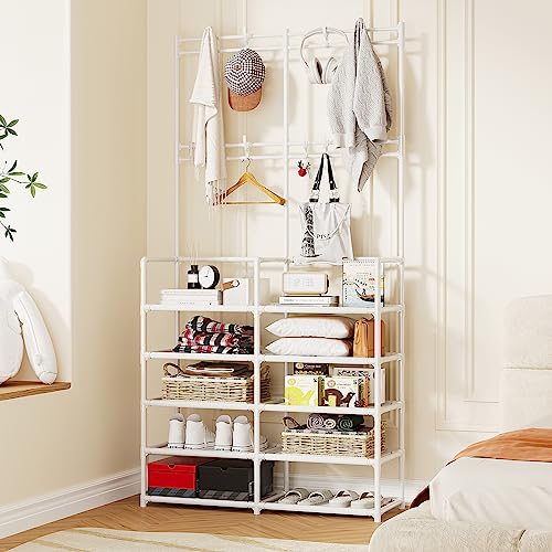 UDEAR 5-Tier Coat And Shoe Rack Organizer - Image 5