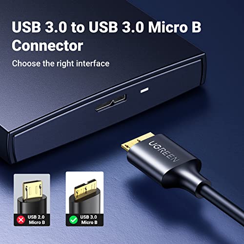 UGREEN Micro USB 3.0 Cable 1.5ft - Image 3