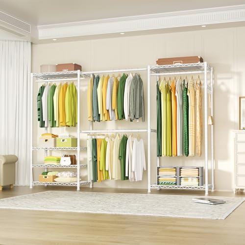 Ulif Heavy Duty Adjustable Garment Rack, 6 Tiers - Image 2